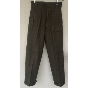 Vintage 60s N.V. Neirynck-Holvoet Wool Pants Men’s Medium Belgium Thick Heavy